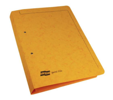 Europa Spiral Files A4 Yellow (25 Pack)